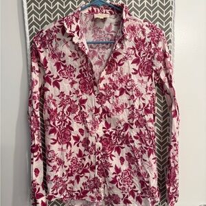 Sezane Floral Blouse